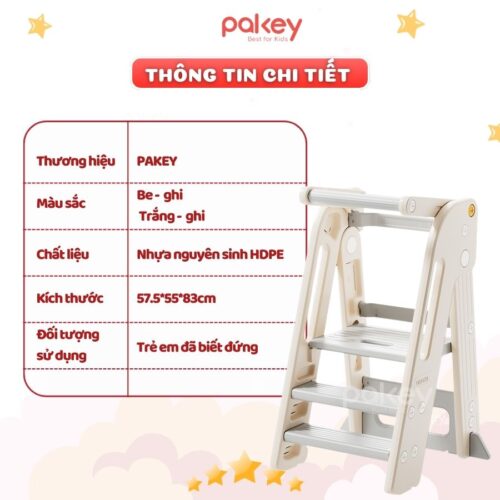 Thang tự lập cho bé Pakey C005