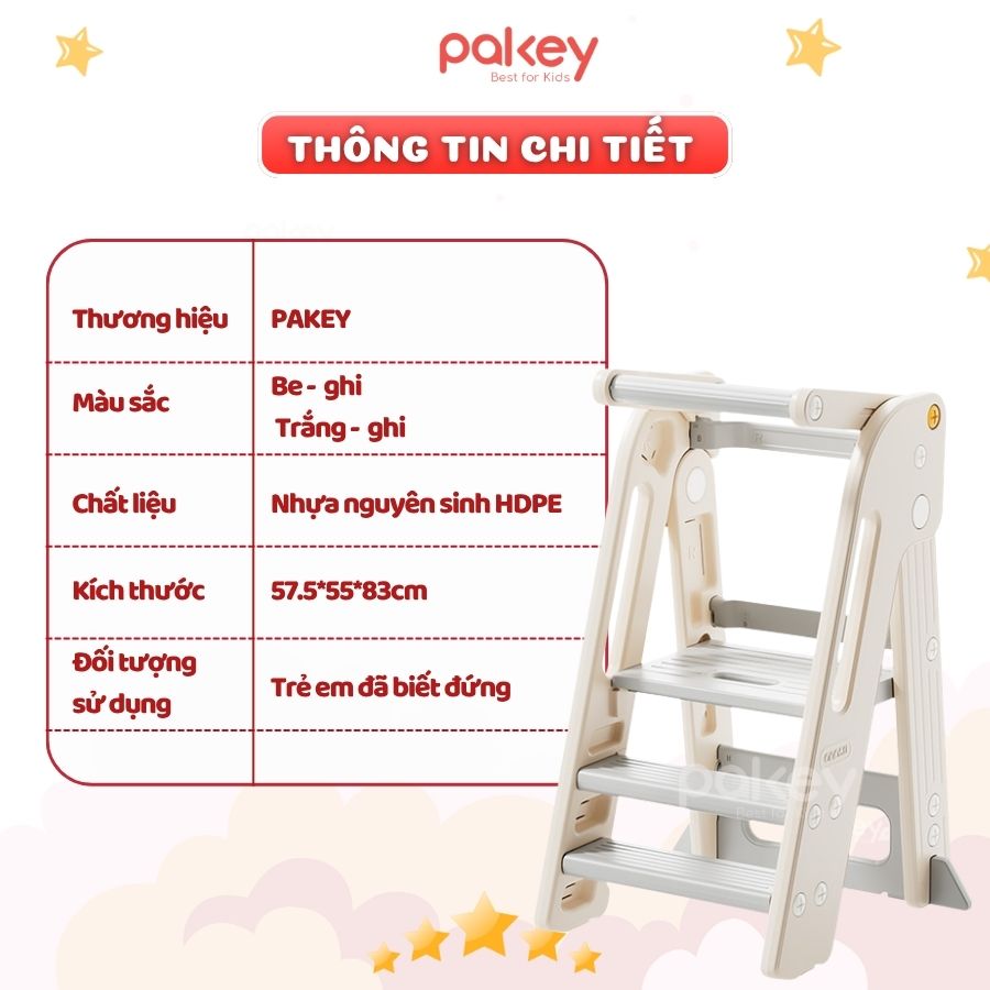Thang tự lập cho bé Pakey C005 36 Thang tự lập cho bé Pakey C005
