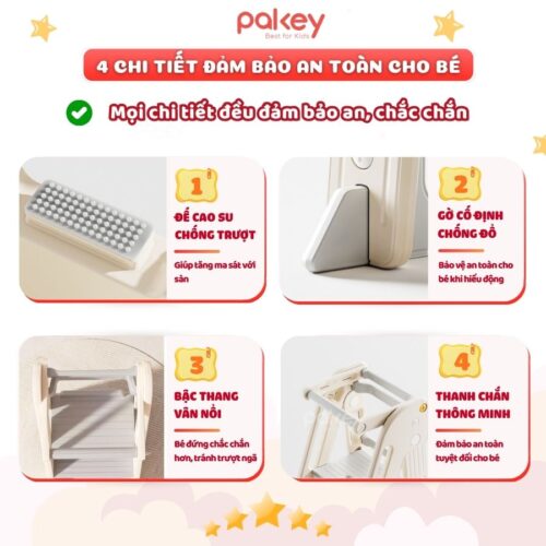 Thang tự lập cho bé Pakey C005