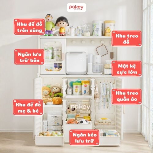 Tủ kệ đa năng Pakey E013