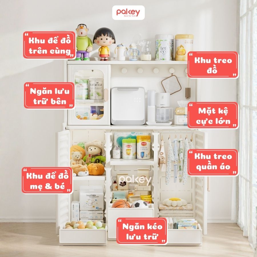 Tủ kệ đa năng Pakey E013 23 Tủ kệ đa năng Pakey E013