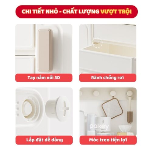 Tủ kệ đa năng Pakey E013