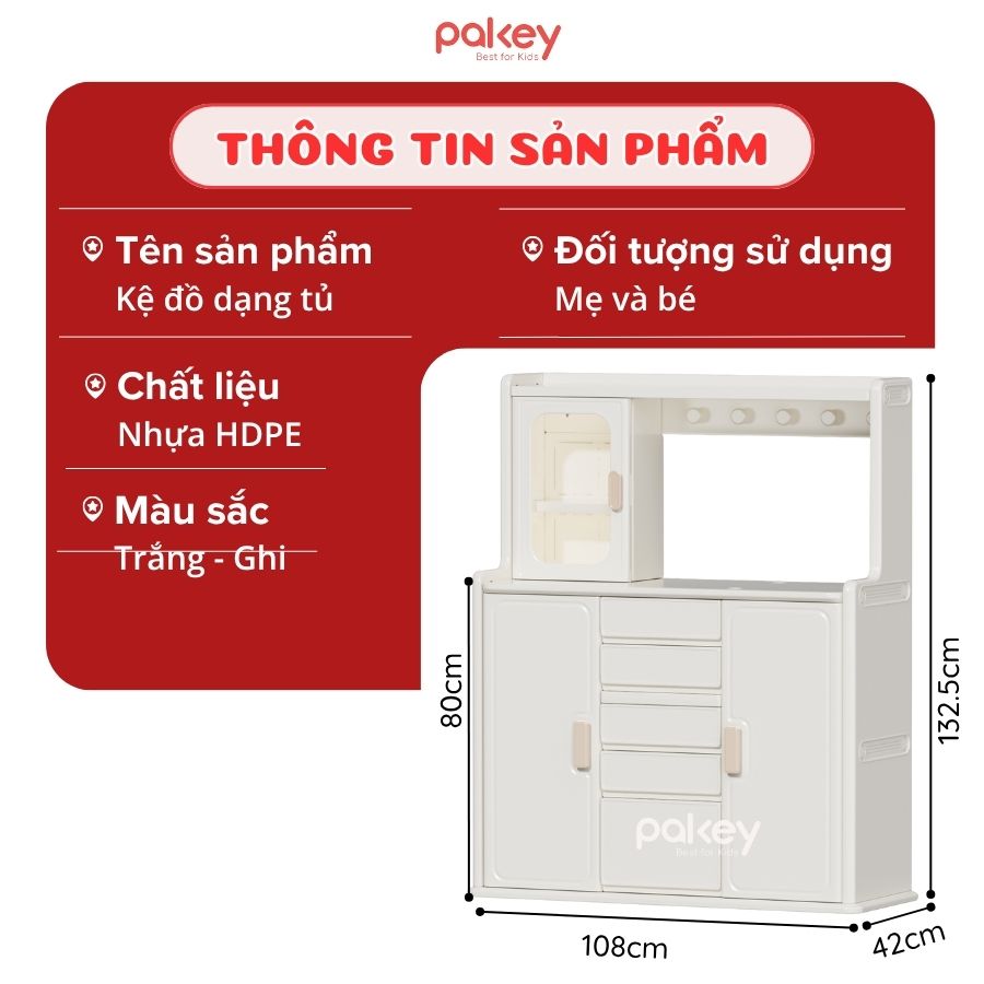 Tủ kệ đa năng Pakey E013 21 Tủ kệ đa năng Pakey E013