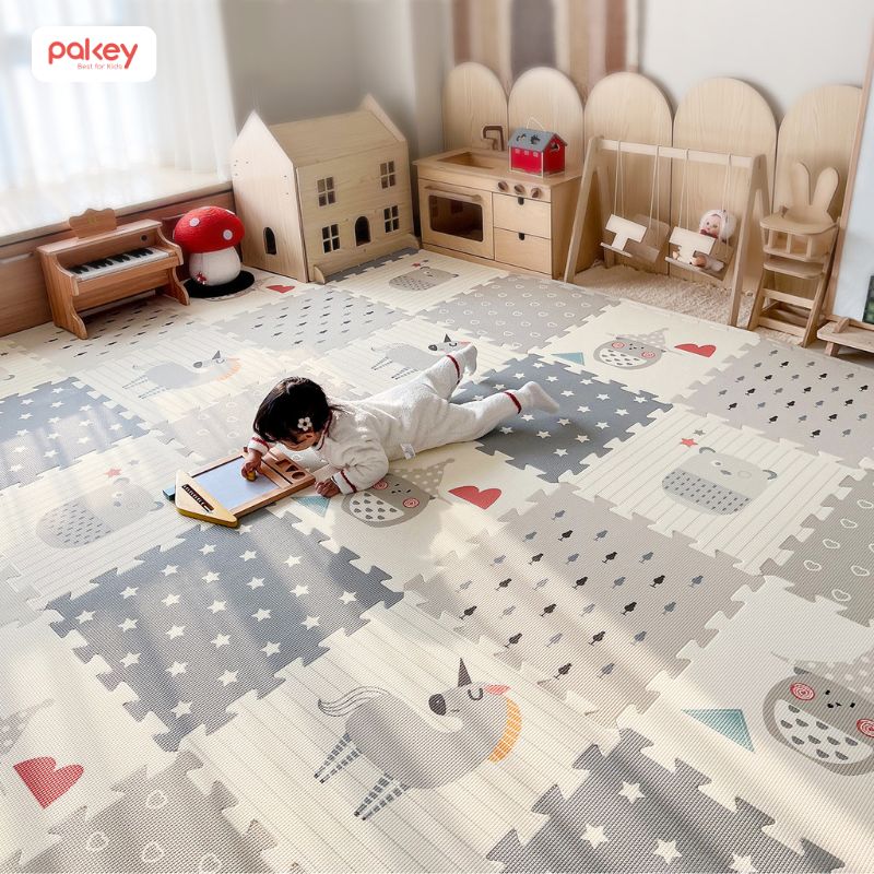 Thảm họa tiết xinh xắn giúp kích thích trí tưởng tượng của trẻ nhỏ