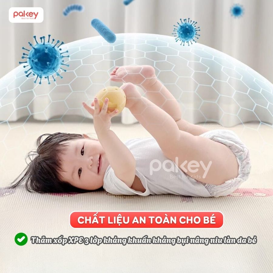 Thảm xốp cuộn XPE dày 1,5cm Pakey TC08-TC09 32 Thảm xốp cuộn Pakey dày 1,5cm TC08-TC09