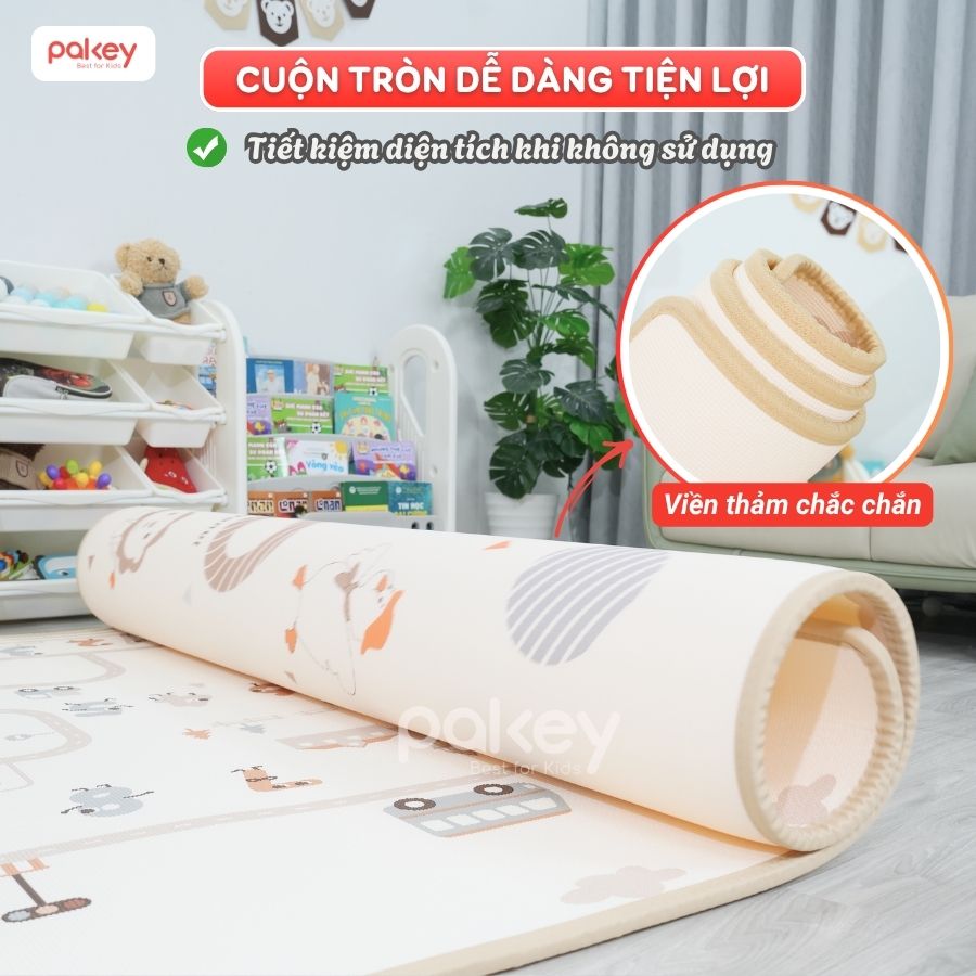 Thảm xốp cuộn XPE dày 1,5cm Pakey TC08-TC09 30 Thảm xốp cuộn Pakey dày 1,5cm TC08-TC09