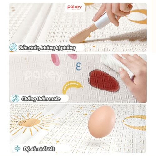 Thảm cuộn XPE dày 1,5cm Pakey TC08-TC09-TC10 20 Thảm xốp cuộn Pakey dày 1,5cm TC08-TC09
