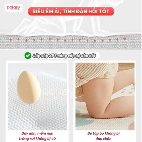 Thảm cuộn XPE dày 1,5cm Pakey TC08-TC09-TC10 18 Thảm xốp cuộn Pakey dày 1,5cm TC08-TC09