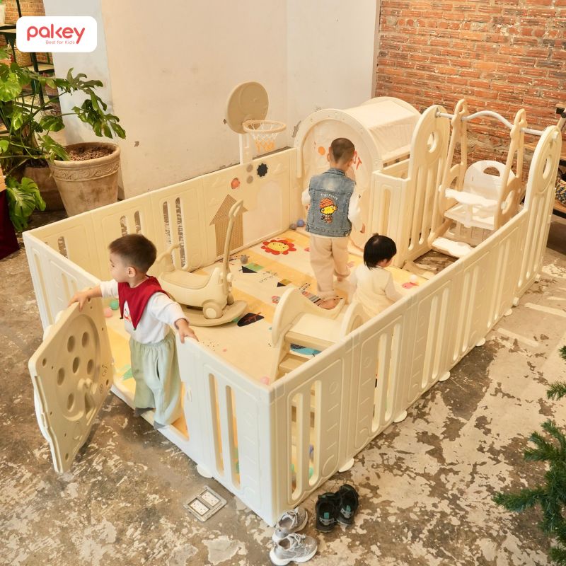 Pakey mang đến sự kiện bộ quây cũi nhựa liên hoàn Pakey Voi Lux mẫu mới nhất