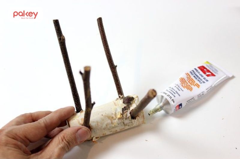 Làm đồ chơi noel - Làm tuần lộc bằng gỗ