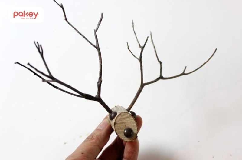 Làm đồ chơi noel - Làm tuần lộc bằng gỗ