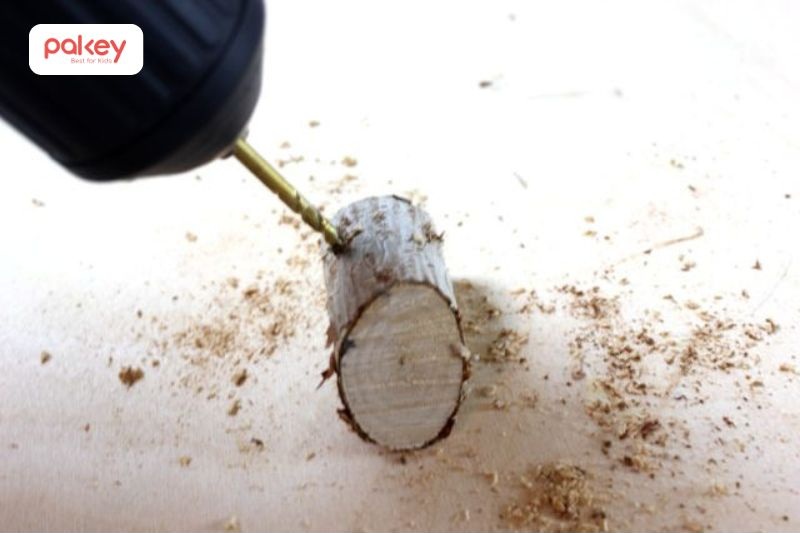 Làm đồ chơi noel - Làm tuần lộc bằng gỗ