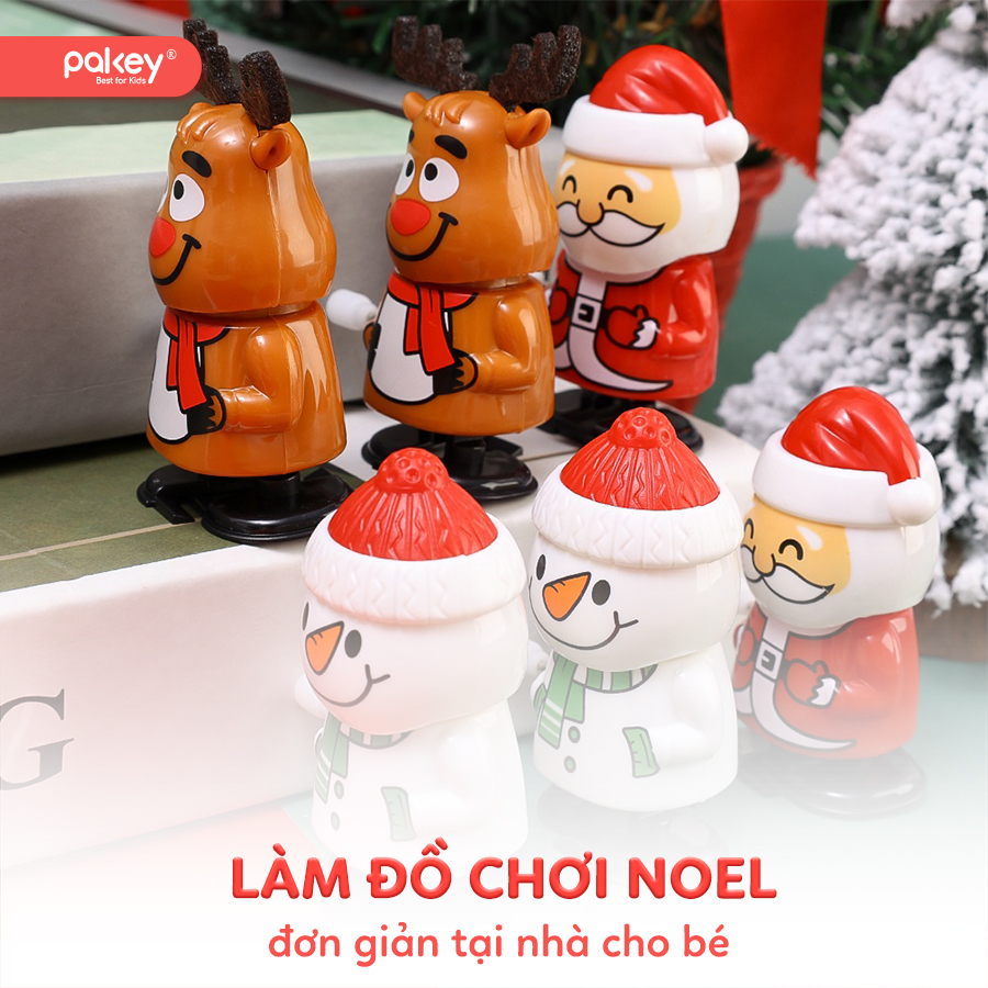 5+ ý tưởng làm đồ chơi Noel siêu đơn giản tặng bé