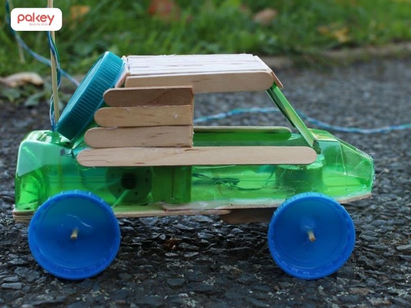 3 cách làm ô tô đồ chơi cho bé từ giấy bìa, hộp sữa, chai nhựa