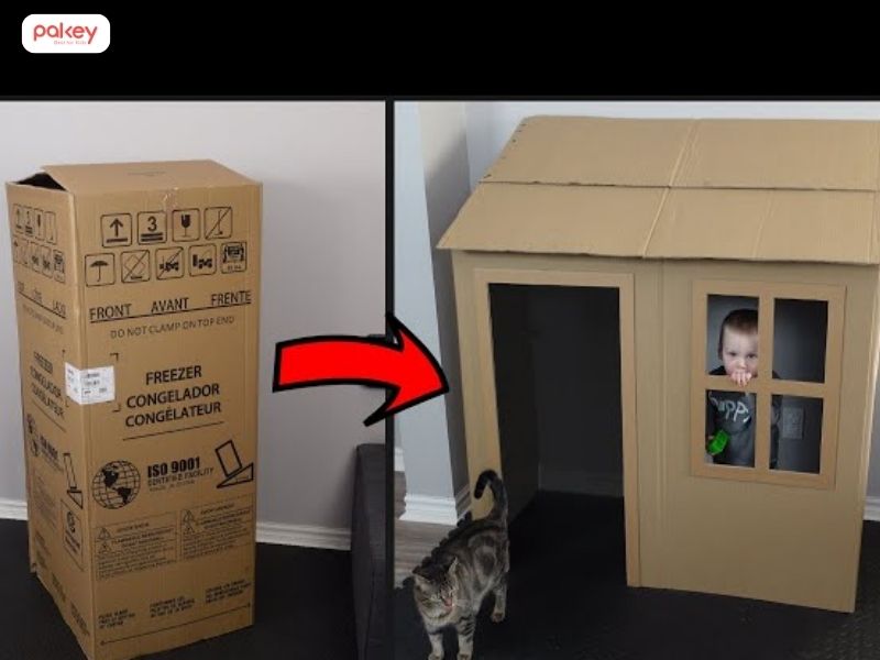 [Hướng dẫn chi tiết] 4 cách làm nhà đồ chơi cho bé siêu đơn giản