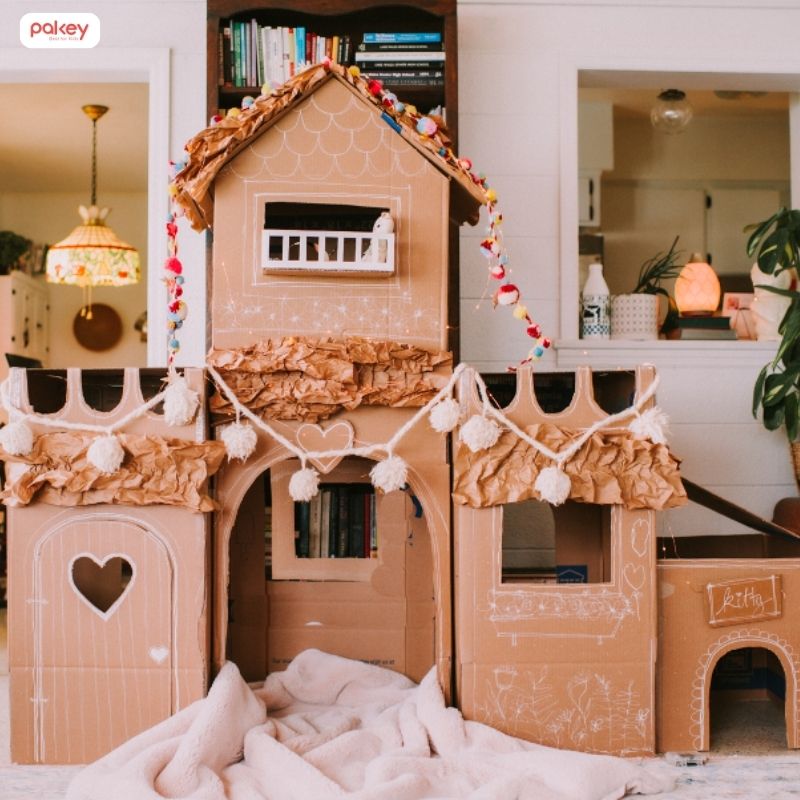 [Hướng dẫn chi tiết] 4 cách làm nhà đồ chơi cho bé siêu đơn giản