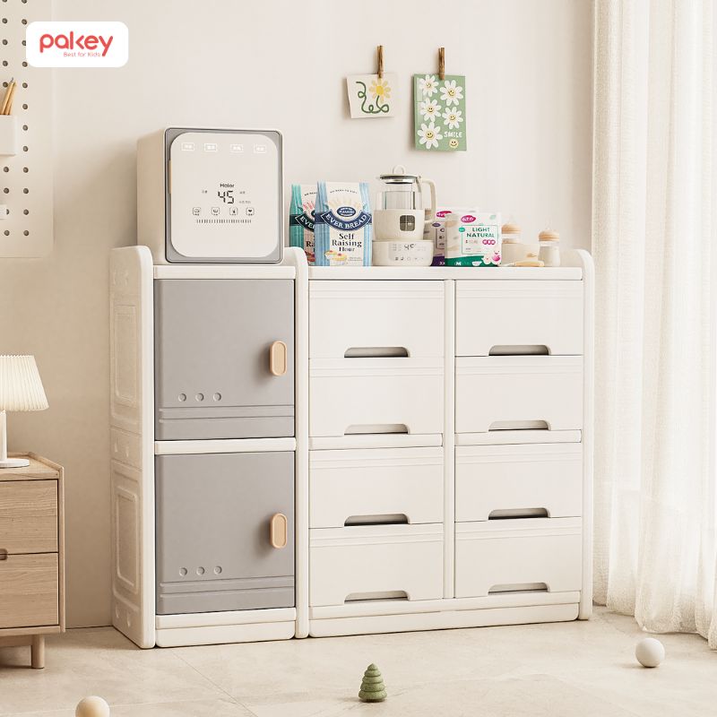 Tủ nhựa đựng đồ được làm từ nhựa nguyên sinh HDPE an toàn, cao cấp