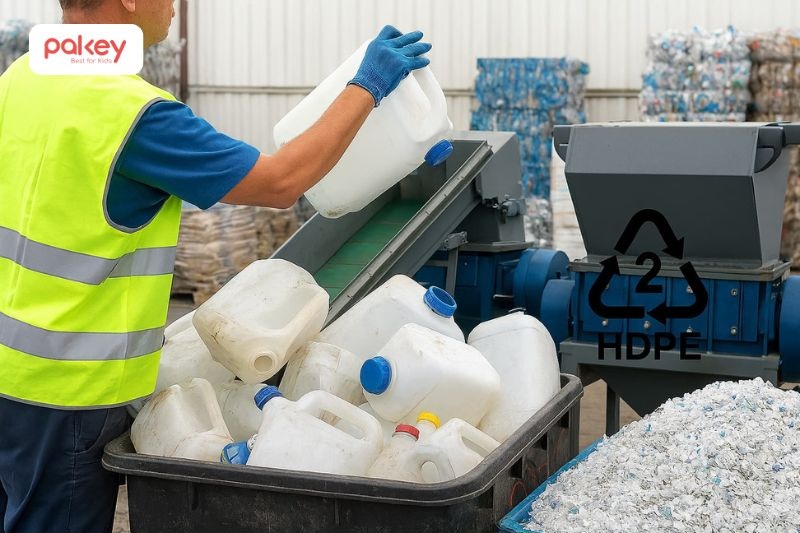 Nhựa HDPE có thể tái chế và tái sử dụng được