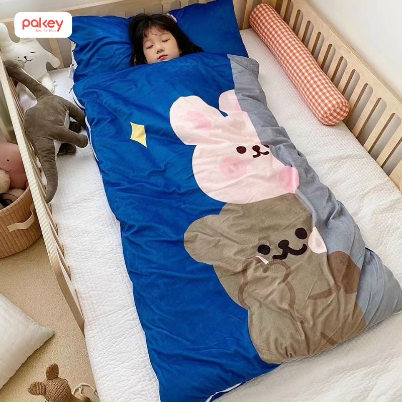 Túi ngủ không chỉ dành cho trẻ sơ sinh mà các bé 4-5 tuổi vẫn có thể sử dụng được