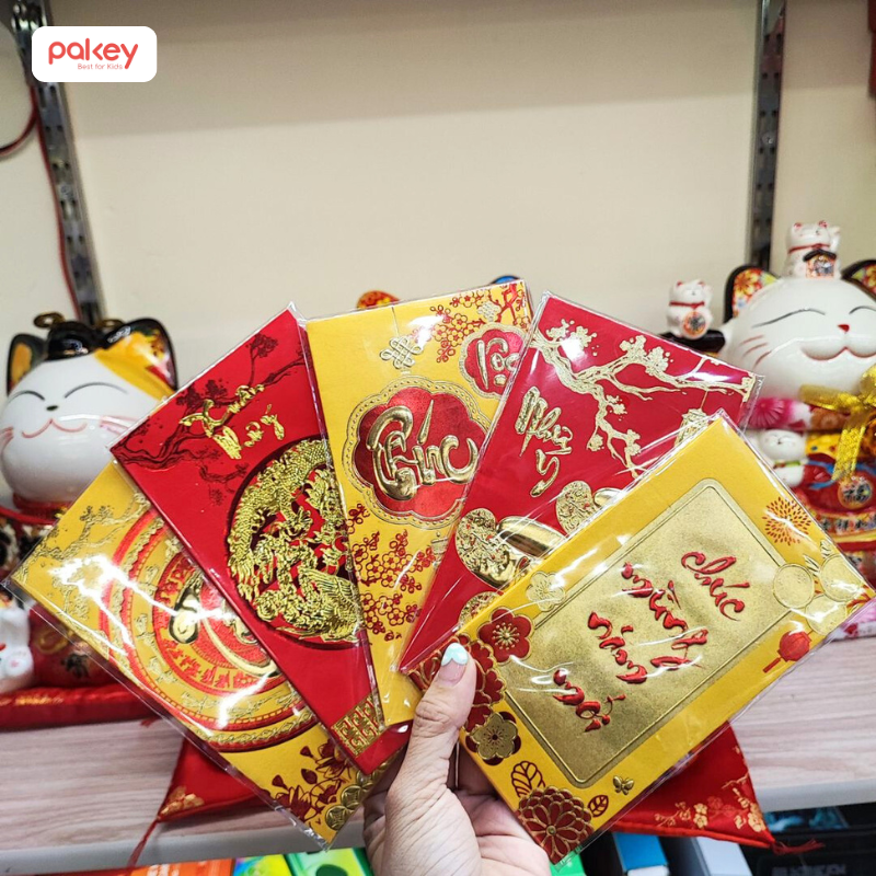 Nguồn gốc và ý nghĩa của bao lì xì - 99+ mẫu lì xì Tết đẹp 2026 51 Mẫu bao lì xì Tết vàng đẹp