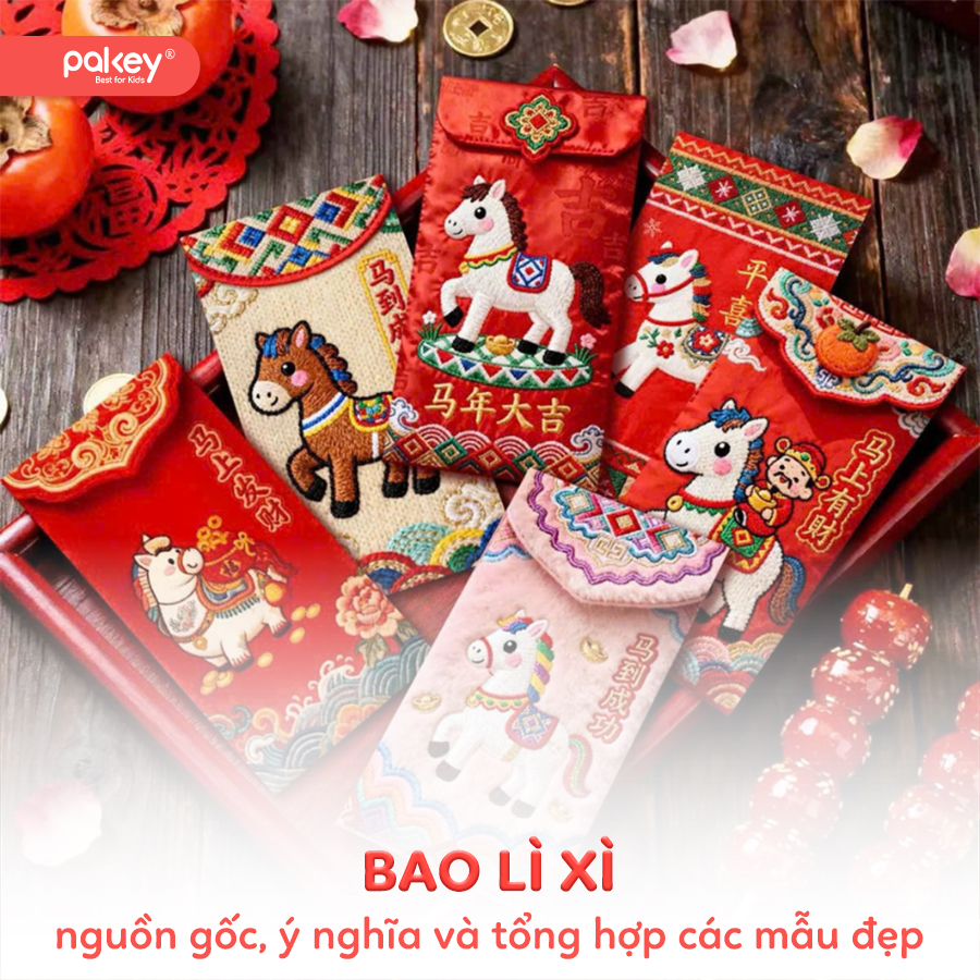Nguồn gốc và ý nghĩa của bao lì xì - 99+ mẫu lì xì Tết đẹp 2026