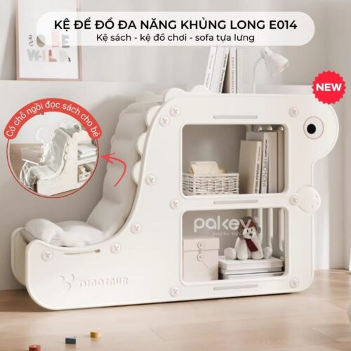 Kệ sách khủng long đa năng Pakey E014