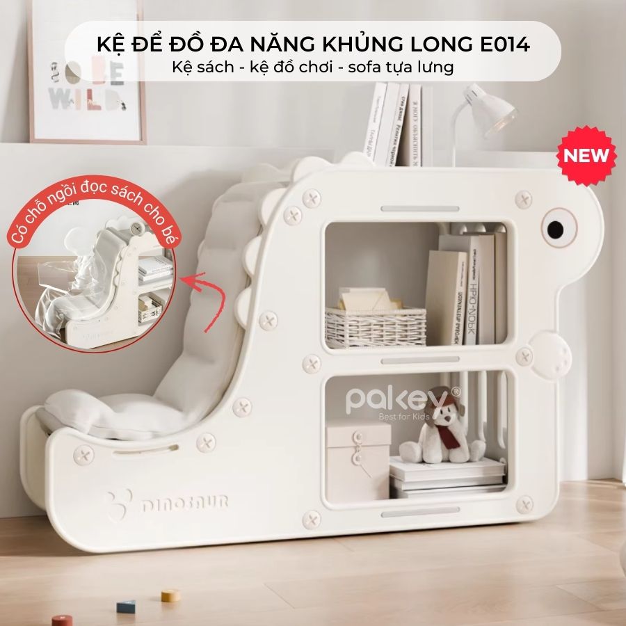 ke-sach-khung-long-pakey-E014 (11) Kệ sách khủng long đa năng Pakey E014