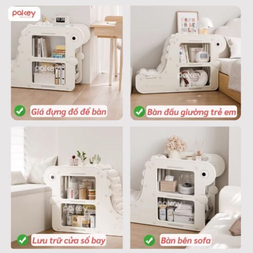 Kệ sách khủng long đa năng Pakey E014