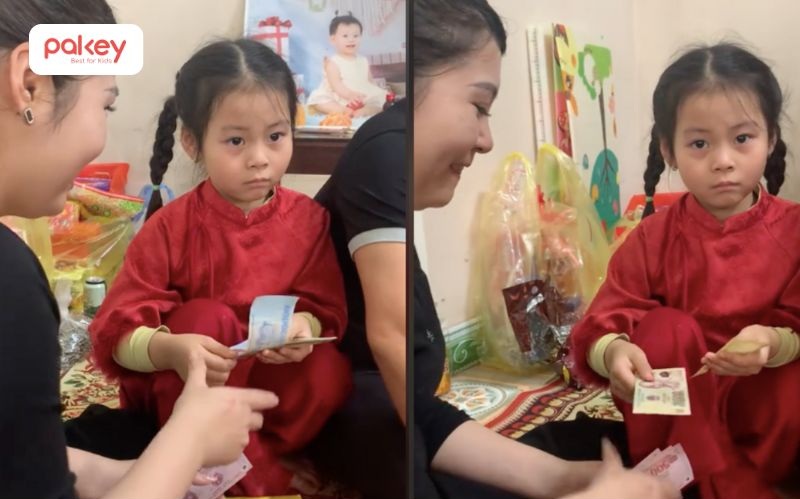 Lì xì cho bé và 4 thông điệp giáo dục trẻ ngày Tết 10 Khi bị chê lì xì ít, bạn không nên nổi giận mà nhẹ nhàng giải thích cho bé hiểu