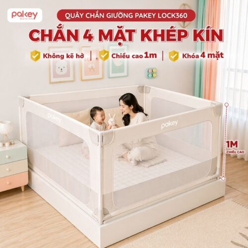 Quây chắn giường Pakey Lock360