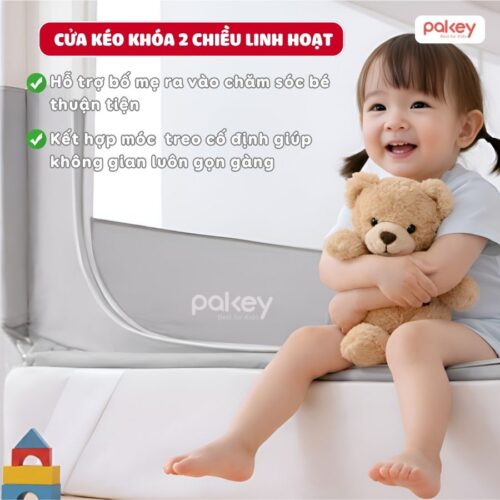 Quây chắn giường Pakey Lock360