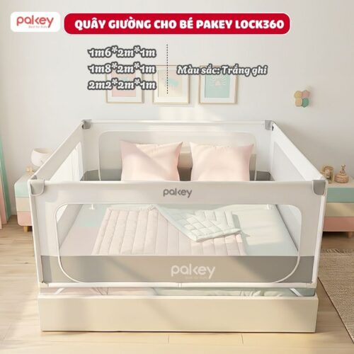 Quây chắn giường Pakey Lock360