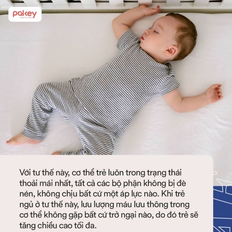 Nằm ngửa được các chuyên gia nhi khoa trên thế giới đánh giá là tư thế ngủ an toàn nhất cho trẻ sơ sinh