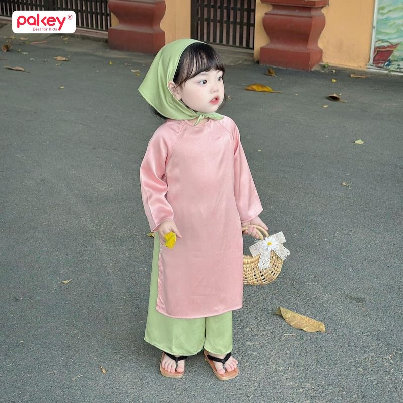 99+ Mẫu áo Dài trẻ em cho bé gái, bé trai đẹp nhất 2026 61 Áo Dài cho bé gái