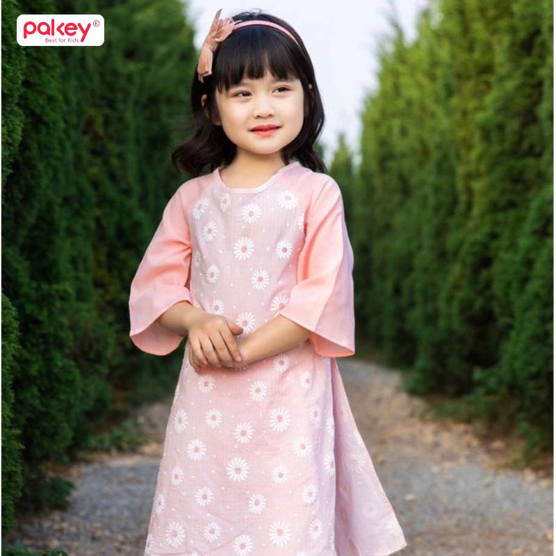 99+ Mẫu áo Dài trẻ em cho bé gái, bé trai đẹp nhất 2026 65 Áo Dài cho bé gái