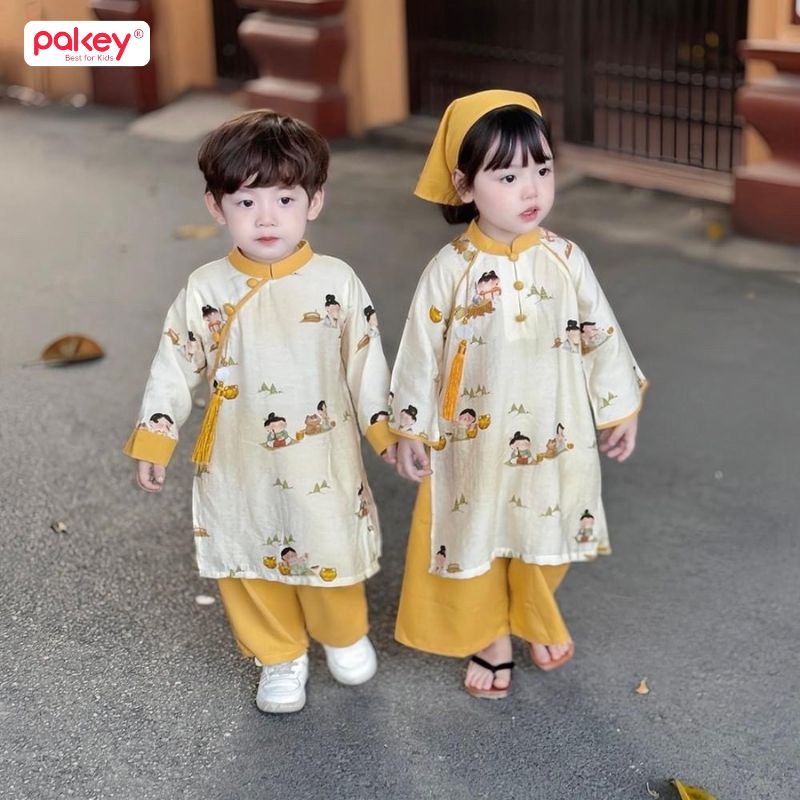 99+ Mẫu áo Dài trẻ em cho bé gái, bé trai đẹp nhất 2026 43 Xu hướng cách tân trẻ trung và hiện đại tiếp tục chiếm ưu thế trong năm 2026