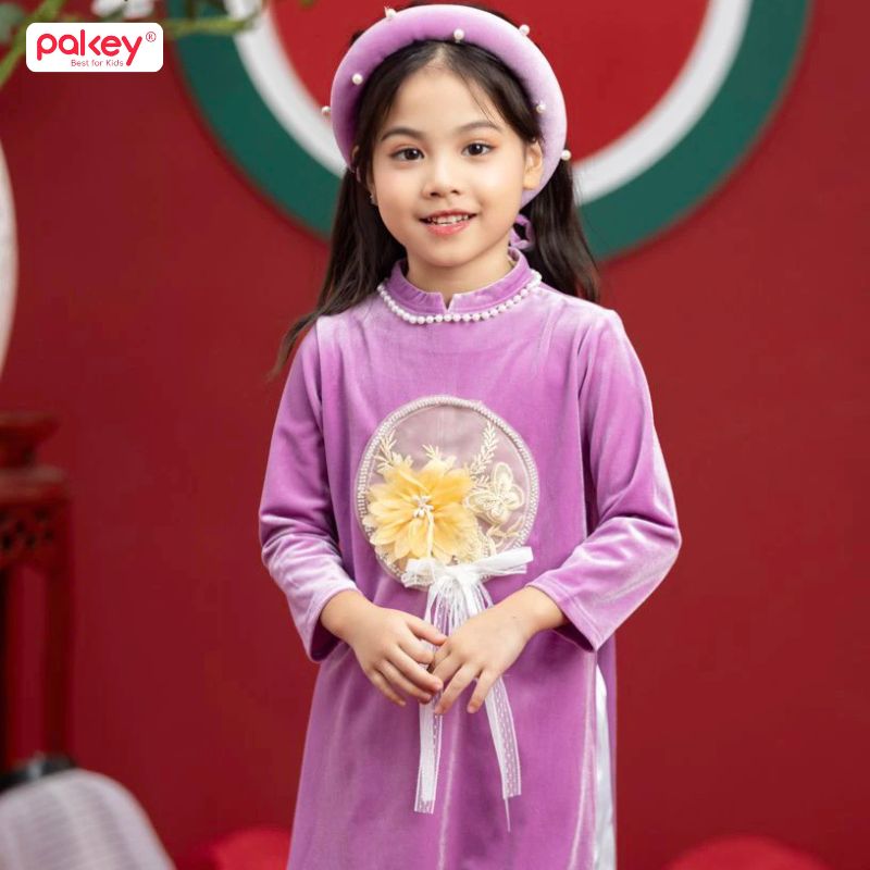 99+ Mẫu áo Dài trẻ em cho bé gái, bé trai đẹp nhất 2026 45 Áo dài trẻ em truyền thống