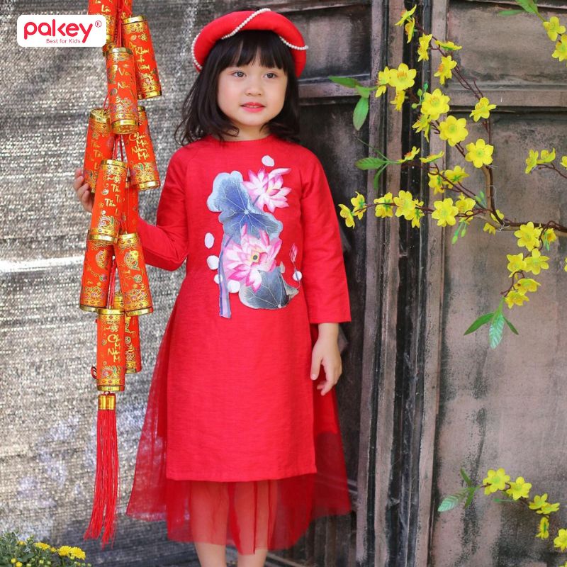 99+ Mẫu áo Dài trẻ em cho bé gái, bé trai đẹp nhất 2026 53 Áo dài trẻ em cách tân