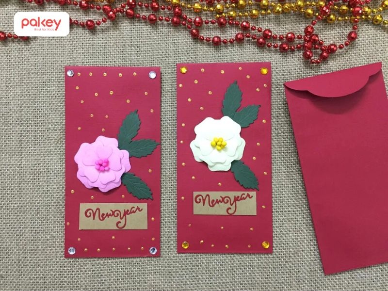 Làm bao xì lì Tết bằng giấy A4