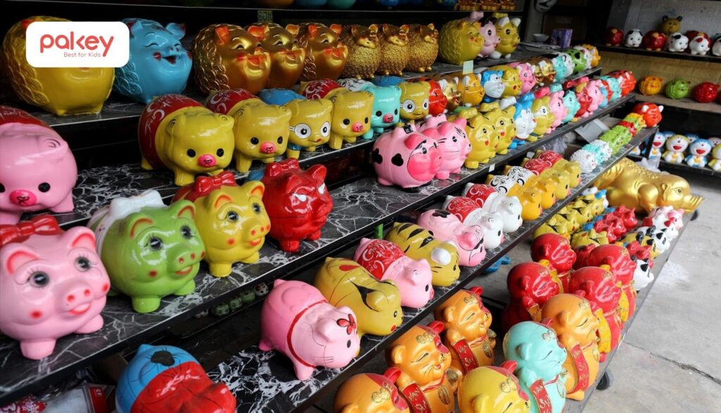 Có thể mua heo đất tại các cửa hàng hoặc đặt hàng online trên các sàn TMĐT