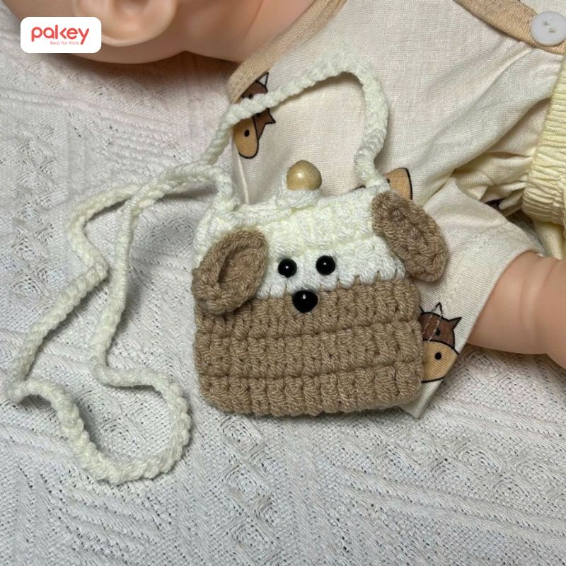 Túi đựng lì xì cho bé bằng len handmade đẹp