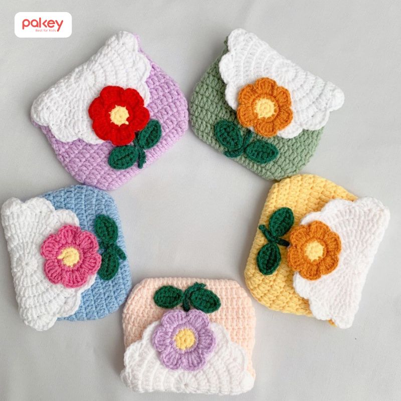 Túi đựng lì xì cho bé bằng len handmade đẹp