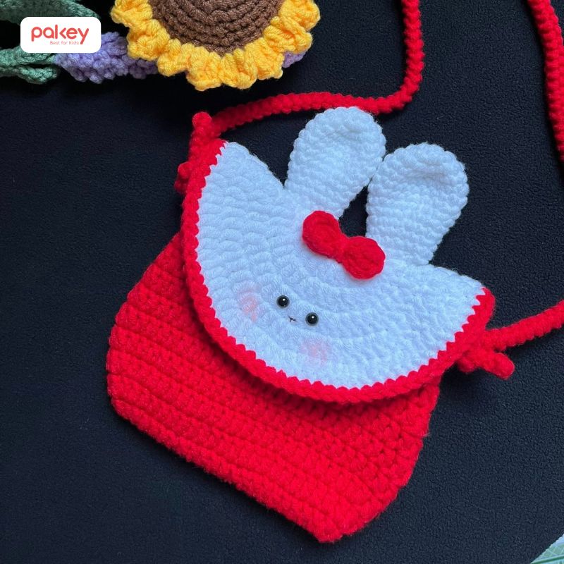 Túi đựng lì xì cho bé bằng len handmade đẹp