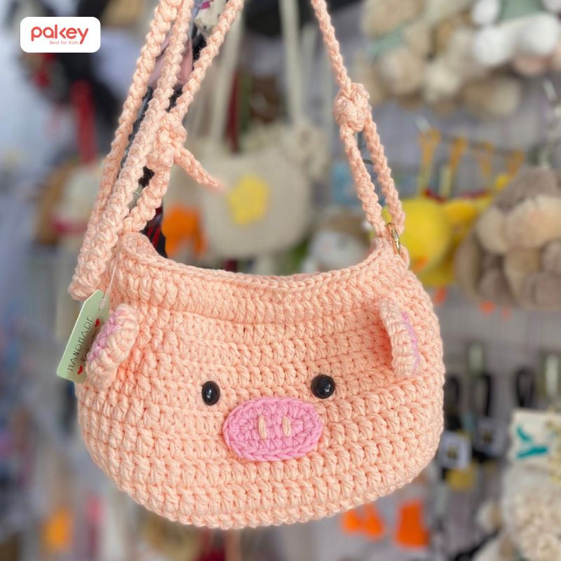 Túi đựng lì xì cho bé bằng len handmade đẹp