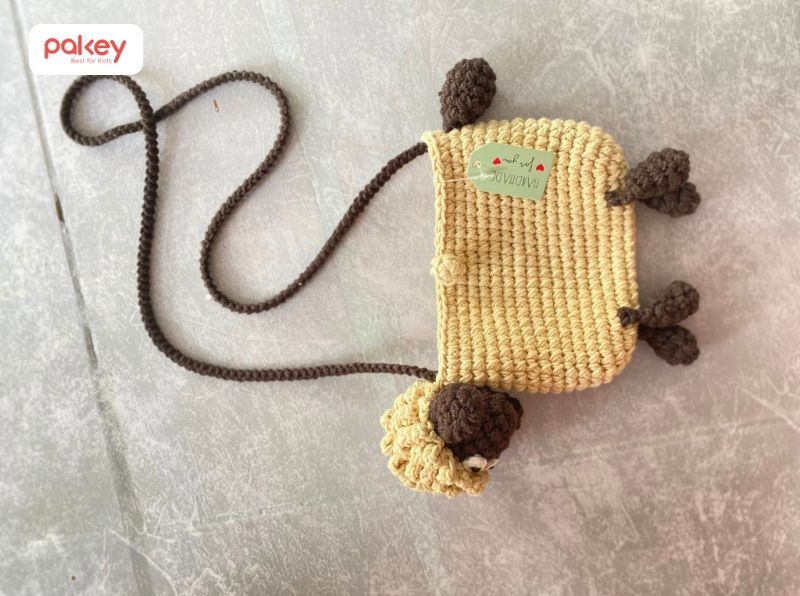 Túi đựng lì xì cho bé bằng len handmade đẹp