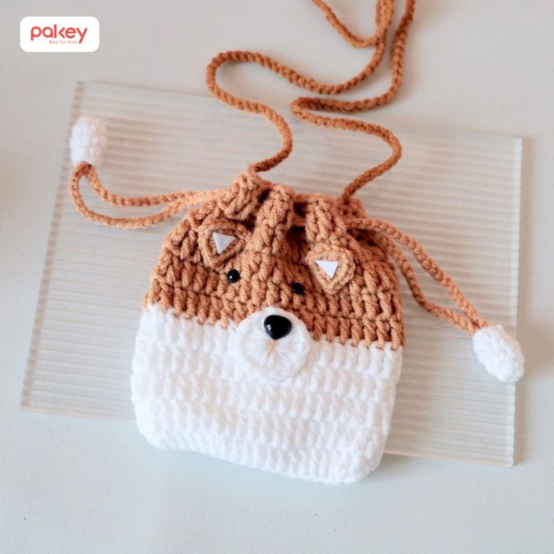 Túi đựng lì xì cho bé bằng len handmade đẹp