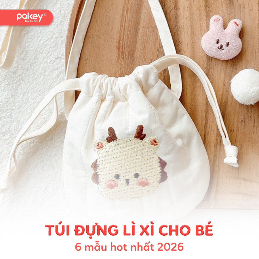 6 mẫu túi đựng lì xì cho bé hot nhất Tết Bính Ngọ 2026