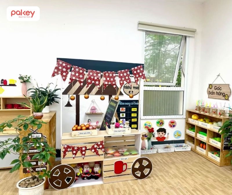 Trang trí theo chủ đề là cách giúp góc chơi trở nên sinh động và cá tính hơn