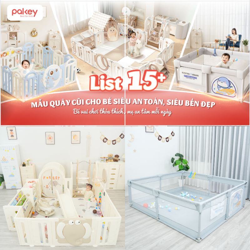 Mua quây cũi cho bé ở tp.HCM - Pakey (Best for kids)