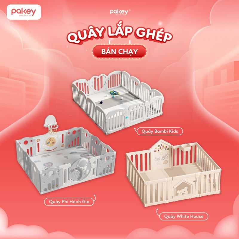 Pakey - Thương hiệu dẫn đầu về quây cũi cho bé hiện nay